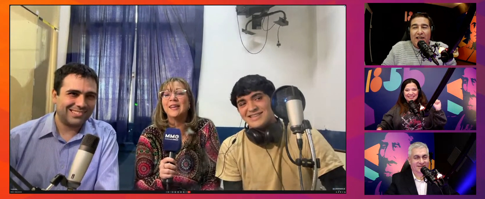 Nota que nos hicieron los amigos de 1856 en vivo para su streaming