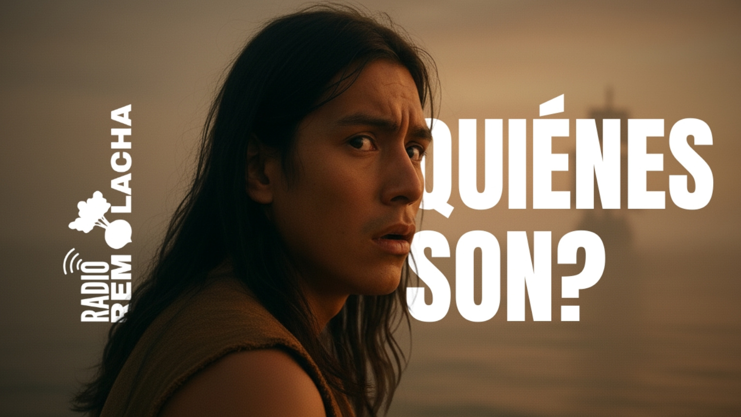 Se observa a una persona preocupada, observando la llegada de un barco. Y se pregunta quienes son.