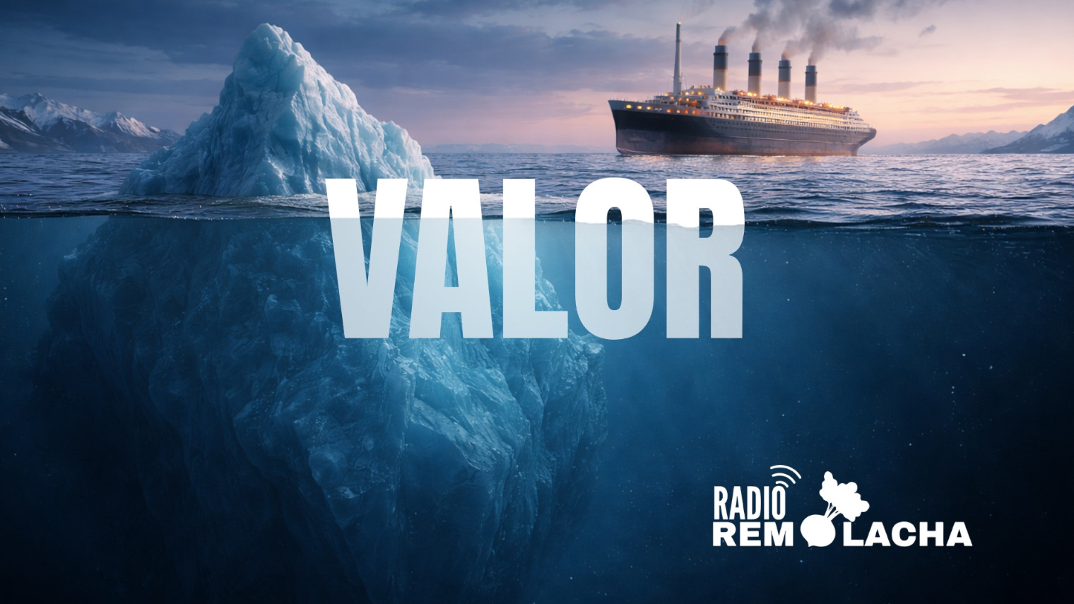 Valor iceberg y titanic