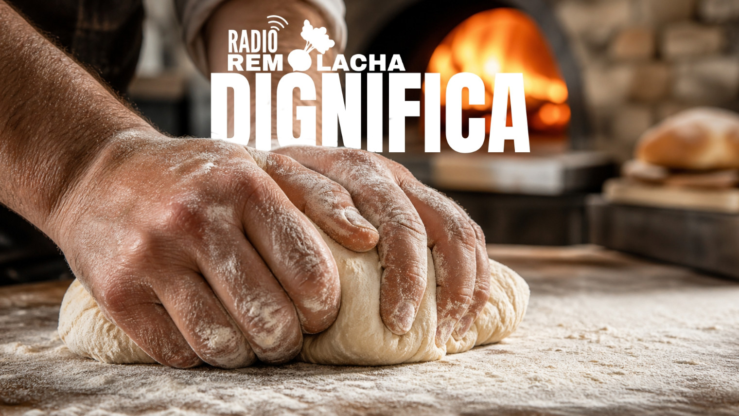 Dignifica - panadero haciendo su trabajo