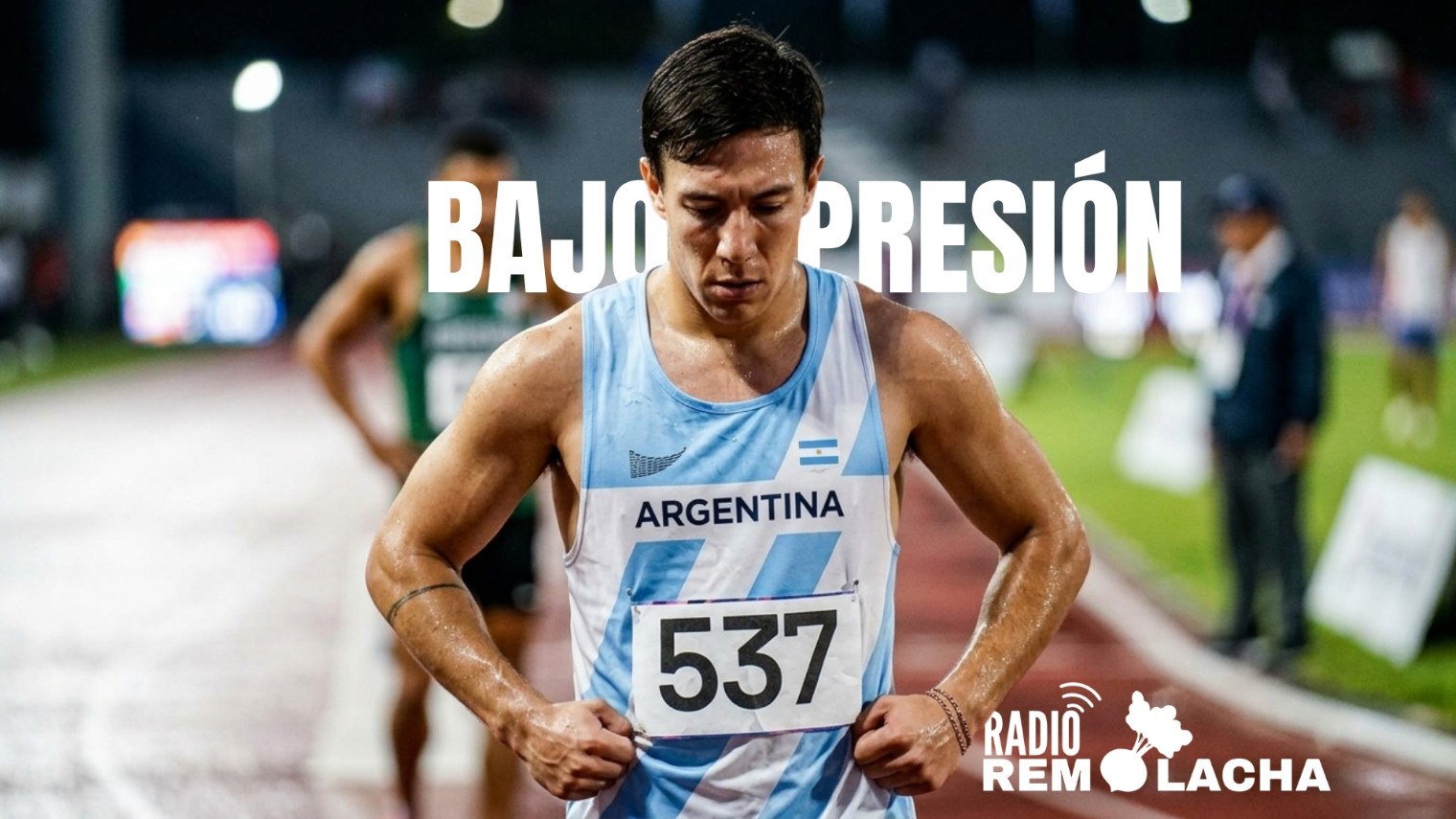 El atleta villamercedino Lucas Villegas bajo presión