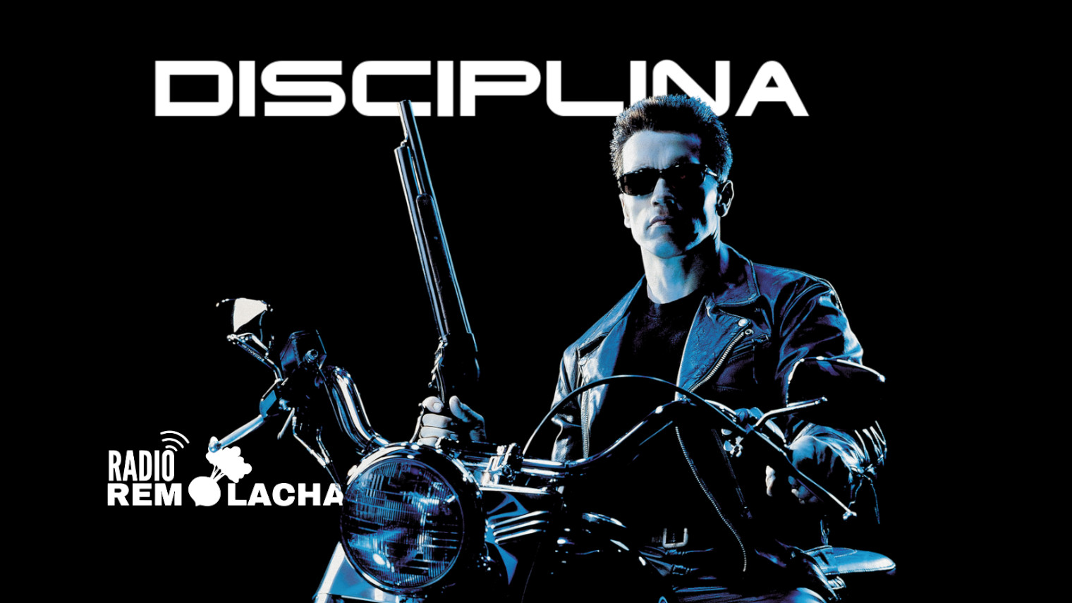 Terminator sobre su moto